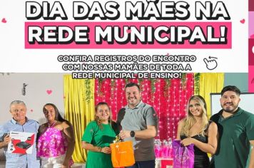 Prefeitura promove evento para as mães de alunos da rede municipal de ensino
