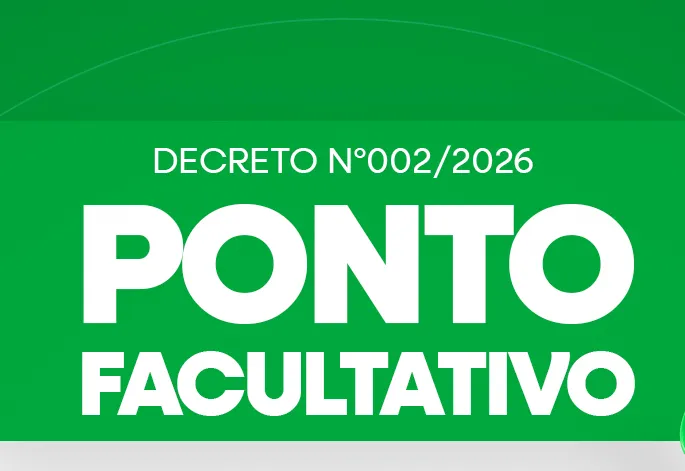 Decreto Nº002/2026, Ponto Facultativo no dia 02 de abril, em virtude do feriado de Semana Santa 