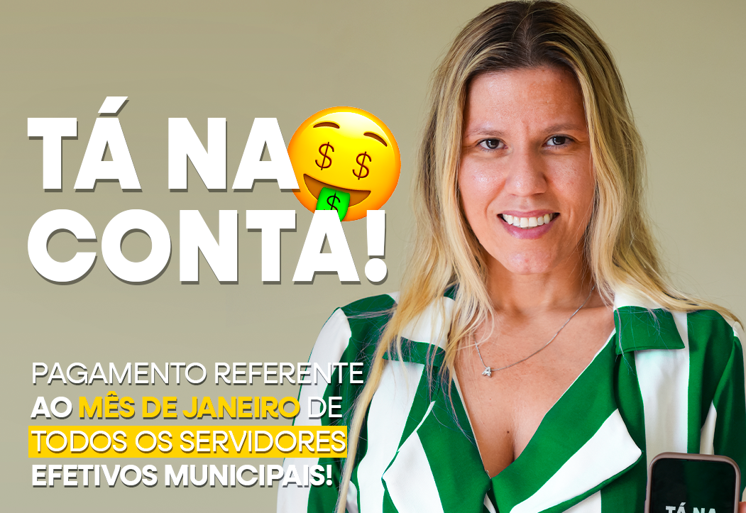 A Prefeitura de Rafael Fernandes comunica que realizou o pagamento dos servidores efetivos  nesta quinta-feira (30)